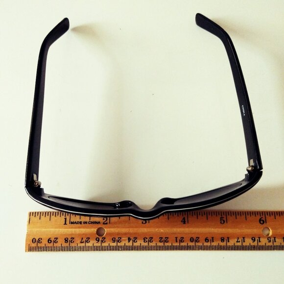 Black Cateye Sunglasses Sporty 90s Retro  - Deadstock - Picture 5 of 10